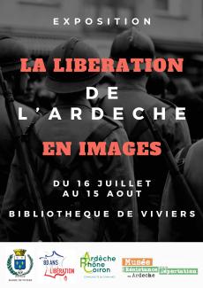 Affiche Images de la Libération de l'Ardèche